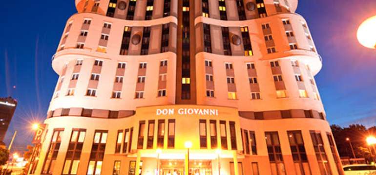 Hotel Don Giovanni**** má výbornú polohu v tesnej blízkosti centra mesta