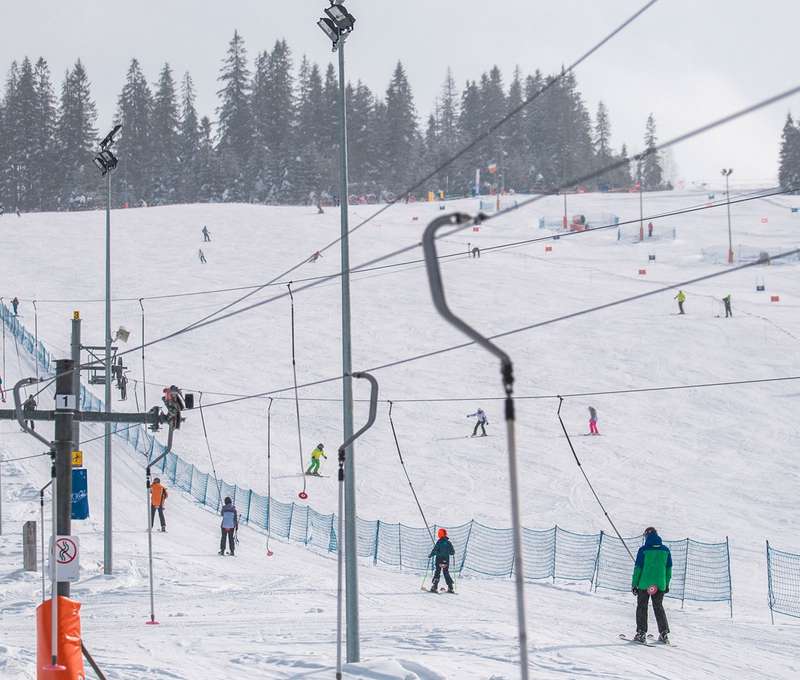 Polski Jurgów Ski oferuje stoki o łącznej długości 4,5 km