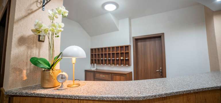 Recepcia penziónu Alpský Dom 
