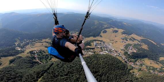 Nezabudnuteľný tandemový paragliding na Donovaloch/Donovaly