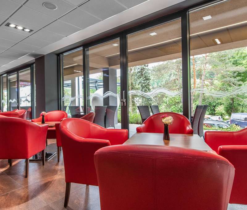 Lobby bar v Hoteli Alexander****, kde si môžete posedieť pri káve či lahodnom drinku