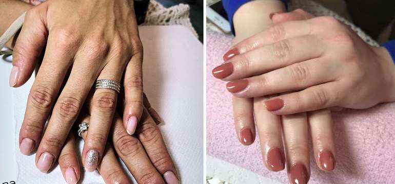 Ošetrenie nechtov s bio gél lakom a lakom Shellac