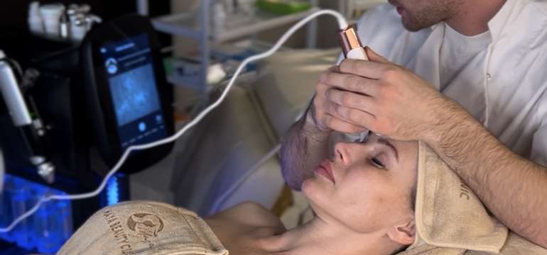 Ošetrenie Hydrafacial pre žiarivú pleť v Maya Beauty Clinic