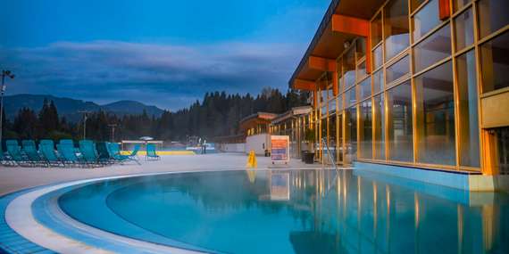 Termálny aquapark Meander Oravice s celoročnými bazénmi/Tvrdošín - Liesek - Vitanová - Oravice