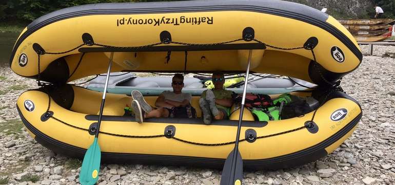 Raftingové dobrodružstvo na Dunajci - rafting s inštruktorom alebo prenájom raftu