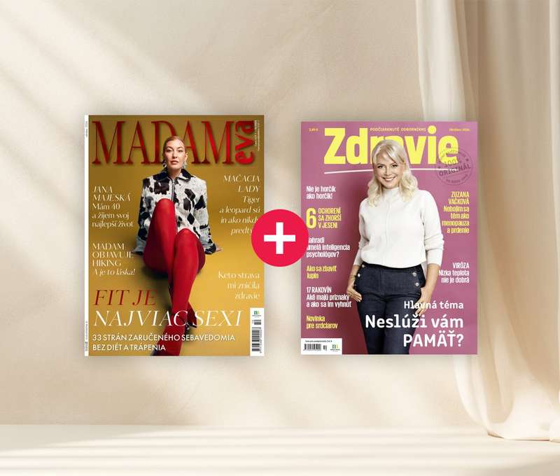 Ročné predplatné balík mesačníka MADAM EVA + ZDRAVIE