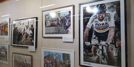 Vstup do výstavných siení úspechov Petra Sagana v Hoteli SP resort - Peter Sagan v Žiline/Žilina