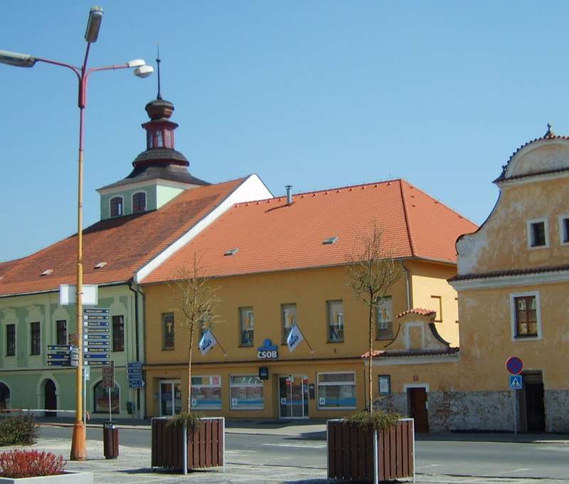 Městečko Milevsko s historickou tradicí je od penzionu pouhých pět kilometrů