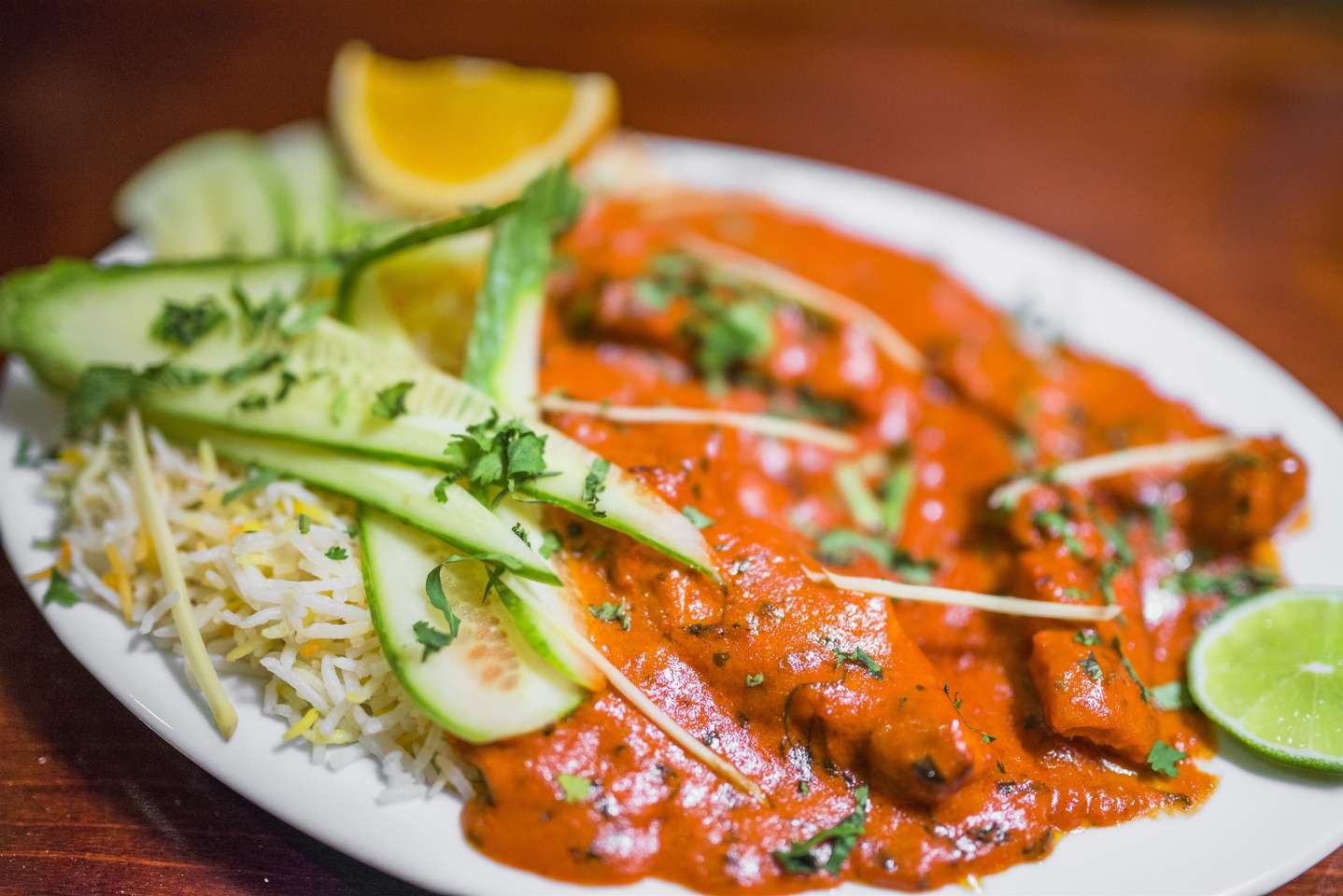 Pravá indická kuchyňa v Little India - kuracia tikka masala alebo butter chicken