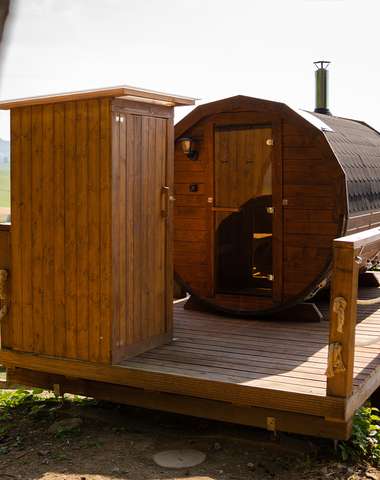 Fínska sauna s úžaswným výhľadom