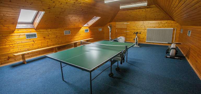 Alpenhof Hotel ma aj biliard pre príjemne strávené chvíle