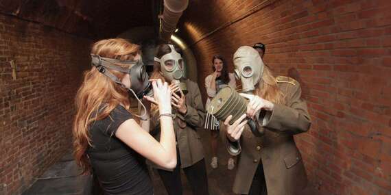 Autentická úniková hra v tajném atomovém krytu v Brně až pro 6 osob/Brno