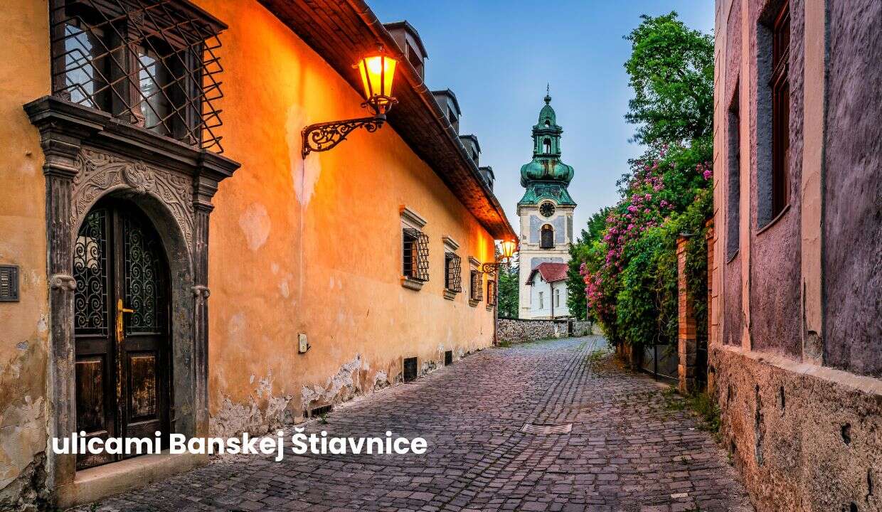 Banská Štiavnica, ulice Banskej Štiavnice, krásy mesta