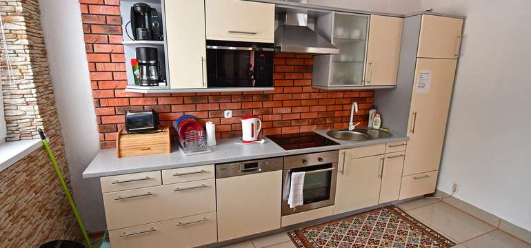 Ubytovanie vo veľkom hornom apartmáne s 3 spálňami (6+1)