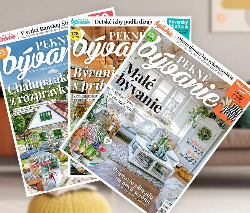 Časopis Pekné bývanie na celý rok