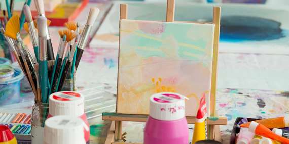 Kreatívny kurz maľovania Abstraktná intuitívna maľba pre začiatočníkov aj pokročilých/Bratislava - Staré mesto