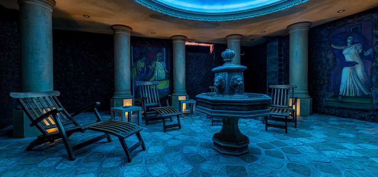 Wellness zariadené v štýle rímskych kúpeľov