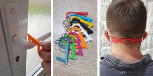 Ochranná kľúčenka je dostupná v rôznych farbách - majte ju vždy poruke