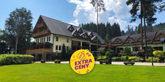 EXTRA CENA: Slanický dvor na brehu Oravskej priehrady s privátnym wellness a množstvom zliav na atrakcie/Orava - Námestovo - Slanická Osada