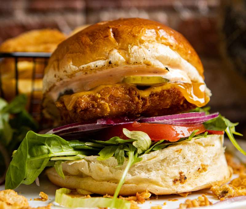 Burger plný kvalitných surovín v La Chef