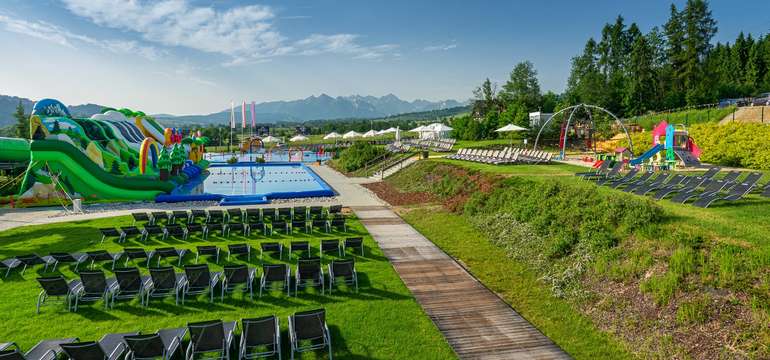 Letná zóna v Terma Bania je spojením zábavy a bezpečia aj pre najmenších členov rodiny