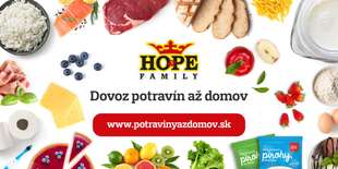 20 % zľava na donášku potravín od HO&PE Family