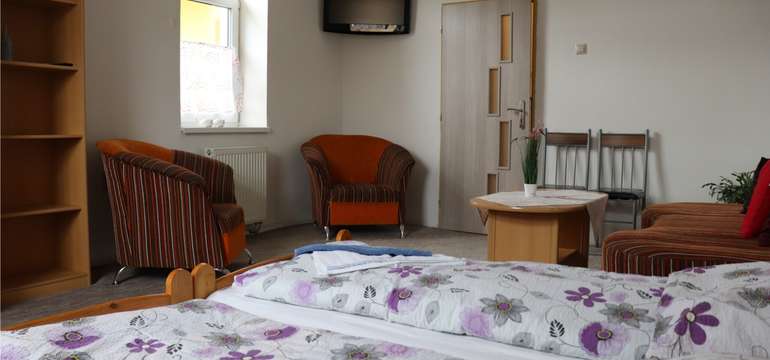 Dvojizbový apartmán so 4 lôžkami a dvomi možnými prístelkami