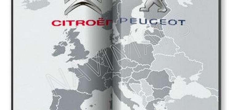 USB PEUGEOT SMEG MAPY 2022/2023 Európa