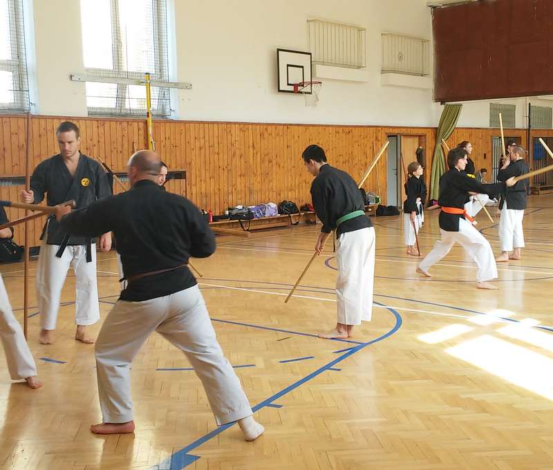 Tréningy bojového umenia - karate a kobudo - v bratislavskom Kobudo Kai