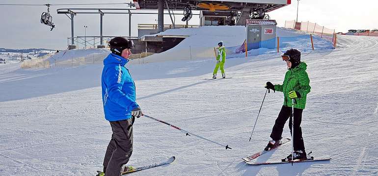 Rusin-Ski ponúka bezpečné svahy a časť vyhradenú pre lyžiarov - začiatočníkov