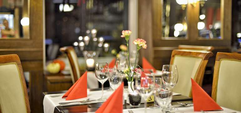 V restauraci ochutnáte českou i mezinárodní kuchyni