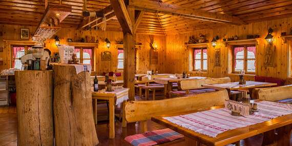 Wellness pobyt s tradičnými jedlami v rodinnom horskom hoteli Šachtička***/Banská Bystrica - Nízke Tatry