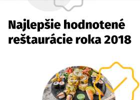 Pozrite si slovenské reštaurácie s najlepšími hodnoteniami na ZľavaDňa za rok 2018