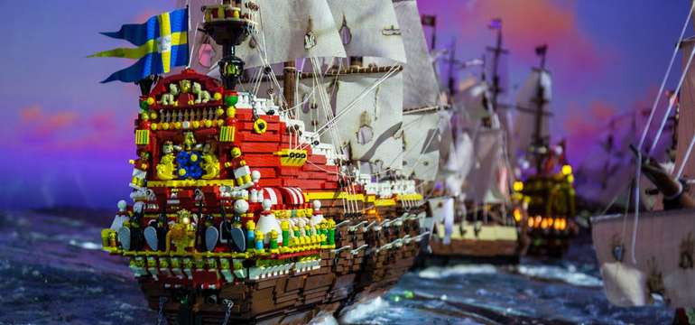 Na výstavbu atrakcií HistoryLandu bolo použitých vyše milióna kúskov LEGO kociek