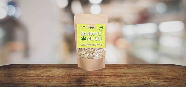 Konopné müsli 900 g