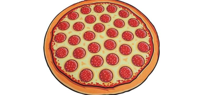 Plážová deka - Pizza