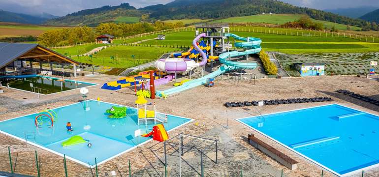 Vonkajší areál, Thermalpark Lipany, Lipany