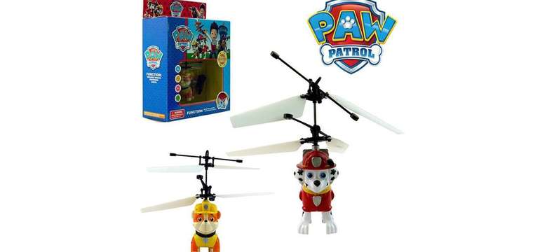 Lietajúca Paw Patrol a víla - ovládané len rukou