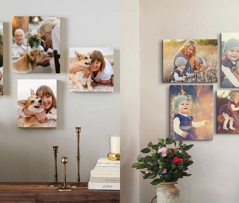 Tlač fotografií na fotoplátno - množstvo rozmerov