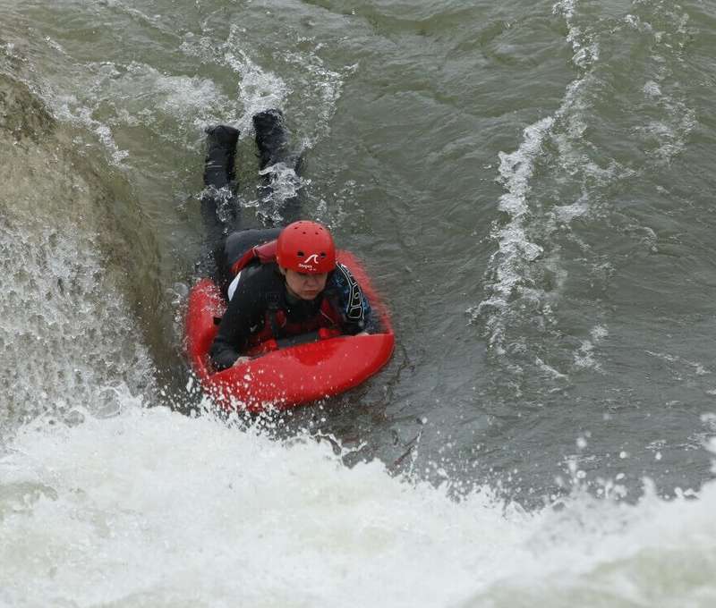Hydrospeed na Divokej Vode v Čunove