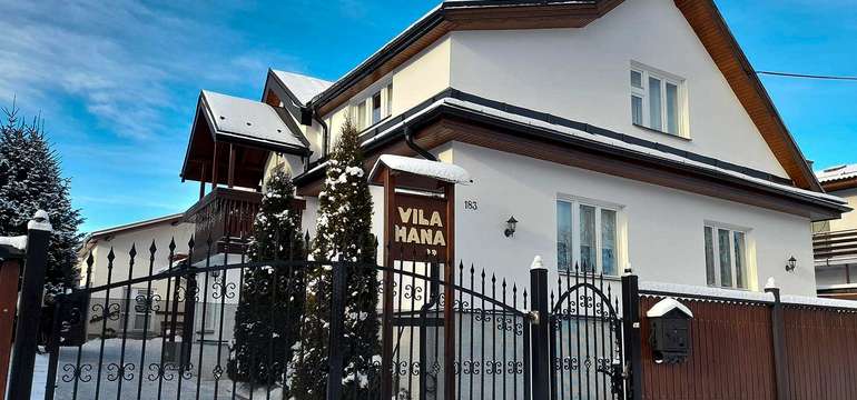 Vila Hana v zimnom období