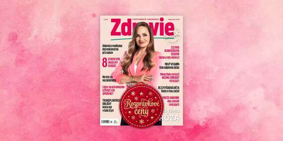 EXTRA CENY: Ročné predplatné mesačníka ZDRAVIE/Slovensko