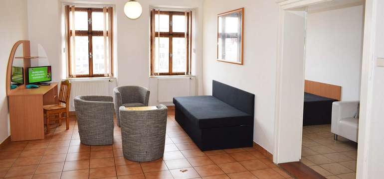 Rodinný apartmán s 2 izbami pre 7 osôb