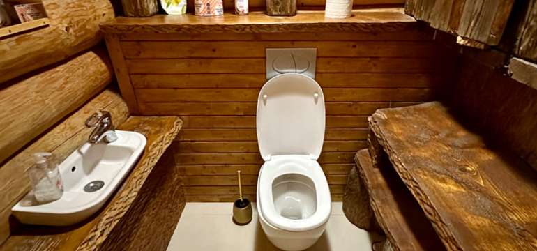 Zrub Liptovec samostatná toaleta