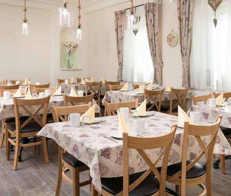 Aj raňajky v Aquasol Resort**** sú v takejto reštaurácii zážitkom