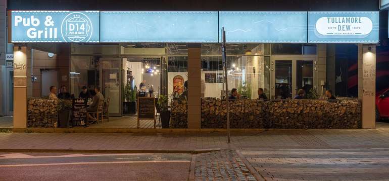 Reštaurácia D14 Pub & Grill na Dunajskej ulici (oproti Tesco MY)