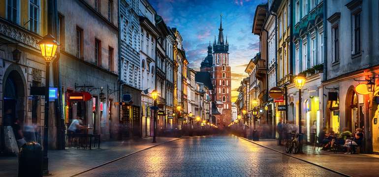 Historické centrum Krakova je za 10 min. ľahko dostupné s MHD