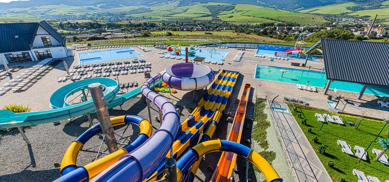 Aquapark Lipany ponúka plochu 2,5 ha plných zábavy