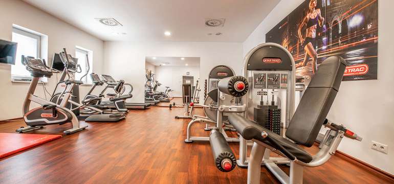 Vstup do fitness počas pobytu