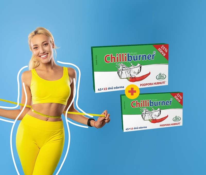 Chilliburner - prírodná podpora chudnutia (1 + 1 balenie ZDARMA)